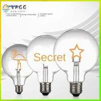 VHGG Electroplated Gray Vintage Retro Bulb Edison Lamp Filament Filament Lightbulb E27 220V Edison Lamp Home