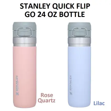 Stanley The Quick Flip Go Bottle 24oz, Rose Quartz