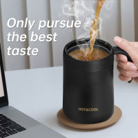 【2023】Coffee Cup 304 Stainless Steel Hot Cold Thermal Mug With Handle Portable 350500ML Coffee Cup Travel Office Tea Cup Thermal Bott