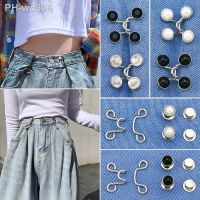 27/32cm Metal Pins Garment Hooks Jeans Pants Tighten Waist Clip Buckle Rivet Button DIY Invisible Adjust Clothing Button Set