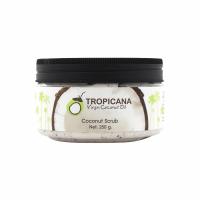 ครีมขัดผิวมะพร้าว Coconut Scrub ตรา Tropicana oil ขนาด 250g หมดอายุ 08/24