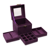 Fancybox กล่องเครื่องประดับเอนกประสงค์ 3 ชั้น (Square Jewelry Box)