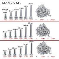 【LZ】 Cabeça chata Parafusos Conjuntos M2 Aço Inoxidável M3 Cap Botão Phillips Hex Parafuso De Soquete Variedade Kit Mayitr 250 Pcs por Conjunto