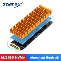 ZoeRax M.2 SSD NVMe ฮีทซิงค์ M2 2280โซลิดสเตฮาร์ดดิสก์อลูมิเนียมฮีทซิงค์ปะเก็นพร้อมแผ่นซิลิโคนความร้อนอุปกรณ์เสริมพีซี