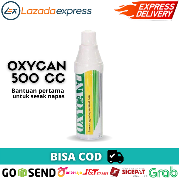 Oksigen Kaleng Oxygen Tabung Kecil Oksigen Pernafasan Oxycan 500 Cc Portable Mini Alat Bantu 