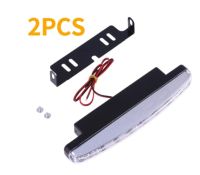 2Pcs Super White 12V 8 LEDs Auto Car Daytime Running Lights 6000K Fog Lamps Car Driving Light Lamp High Quality Hot