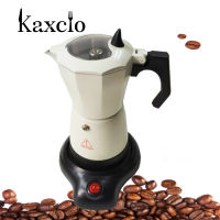 Kaxcio อะลูมิเนียมไฟฟ้าหม้อกาแฟมอคค่าอิตาเลี่ยน Coffee Maker 6คนถ้วยกาแฟกาต้มน้ำ Stovetop Percolator หม้อกาแฟเอสเปรสโซ