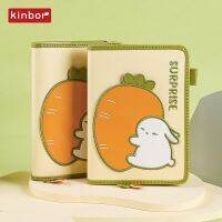 Kinbor Cute Lichi BOBO Rabbit A6 Notebook Kawaii Hand Book Record Book One Page a Day Notebooks and Journals Diary Stationary Note Books Pads