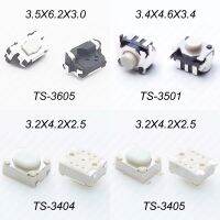 【hot】♦﹍ 50PCS 5Types 3x4mm 3X6mm 4Pin Momentary Tact Kits Mounting Drop In