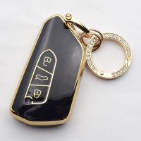 TPU Car Key Case 3 Button Smart Remote Control Protector Cover For VW Volkswagen Golf 8 2020 Skoda Octavia A8 2021 SEAT Leon MK4