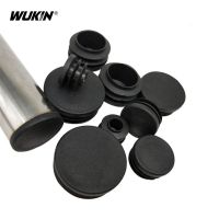 4/8/12pcs Dia10-40mm Black Plastic Round Tube Insert Plug Hole Cover Pipe End Stopper Furniture Feet Leveling Floor Protector