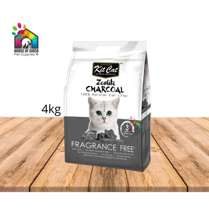 Kit Cat Zeolite Charcoal Cat Litter 4kg Lazada PH