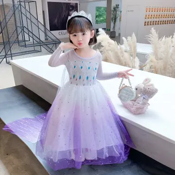 Disney Frozen Enchanting Dress - Elsa, 4-6X - Walmart.com