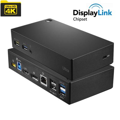 Displaylink แท่นวางมือถือ4K USB C USB 3.0สถานีอุปกรณ์พิเศษจอแสดงผลคู่สำหรับ Mac M2 M1 Windows 11 USB3.0เพื่อ DisplayPort HDMI