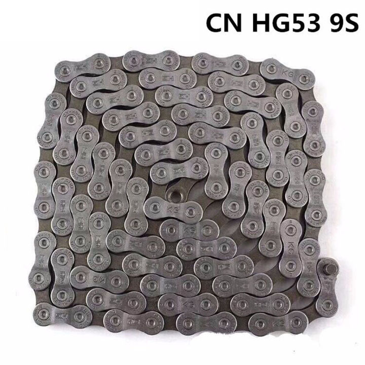 9สปีด-cn-hg53ปั่นจักรยานแบบไฮบริดมีความทนทานคุณภาพสูงอะไหล่รถจักรยานโซ่จักรยานอุปกรณ์รถจักรยานโซ่จักรยาน