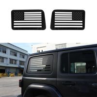 Rear Window Decoration Cover Trim Decal for Jeep Wrangler TJ 1997-2006 JK JL Gladiator JT 2011-2023 4-Door Car Accessories Black