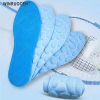 NEW Soft Memory Foam Insoles Sweat Absorption Insert Sports Running Antibacterial Cushion Pads Women Men Feet Orthopedic Insoles