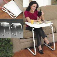 【RM】โต๊ะพับปรับระดับรุ่นโปร Foldable Table Mate TV Dinner Laptop Tray Adjustable Sofa Bed Desk Home Office โดย