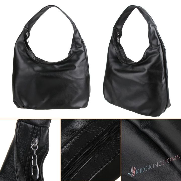 kkd-new-black-pu-leather-economy-women-shoulder-bag-amp-amp-handbag