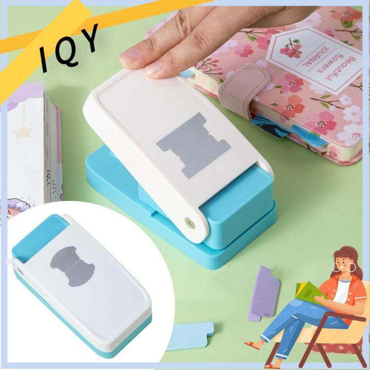 IQY Plastic Loose Leaf Separator Label Punch Tab Punch Paper Punch Tool