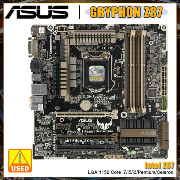 Gaming Agent Series Motherboard, Gryphon Z87, dengan In Z87 Chipset Lga