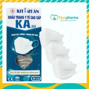 Khẩu trang KF94 4D mask 4 lớp kháng khuẩn Khánh An KA99 thời trang hàn