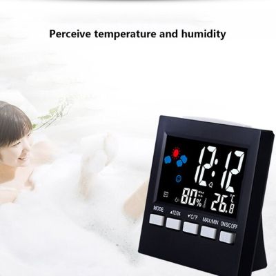 【Worth-Buy】 นาฬิกา Led Xh8z สถานีพยากรณ์อากาศดิจิตอลมัลติฟังก์ชั่น,Jy18แบ็คไลท์อุณหภูมิความชื้น