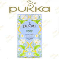 ชา PUKKA Organic Herbal Tea ?⭐RELAX⭐? ชาสมุนไพรออแกนิค ชาเพื่อสุขภาพจากประเทศอังกฤษ 1 กล่องมี 20 ซอง