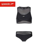 Original Speedo (Speedo) split swimsuit womens triangle swimming trunks sexy seaside holiday pool anti-chlorine black