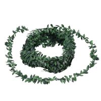 20pcs 7.5M Artificial Ivy Garland Foliage Green Leaves Simulated Vine for Wedding Party Ceremony DIY Headbands