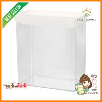 ขวดโหลพลาสติกฝาดึง KECH SLIDE SIZE M 1.8 ลิตร สีขาวPLASTIC CANISTER WITH PULL LID KECH SLIDE SIZE M 1.8L WHITE **หมดแล้วหมดเลย**