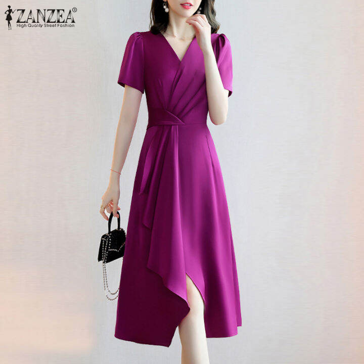 สินค้ามาใหม่-จัดส่งฟรี-fancystyle-zanzea-ชุดซันเดรสทรงเอไลน์เที่ยวกลางคืนชุดเดรสทรงไม่สมมาตรหรูหราสไตล์เกาหลีของผู้หญิง-11