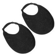 2 Pcs Black Chokers Cotton Trach Shield Neck Trachea Guard Stoma Cover