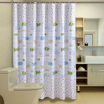 GIANTEX Fish Pattern Bathroom Curtain Waterproof Shower Curtains For Bathroom Cortina Ducha rideau de douche douchegordijn U1029