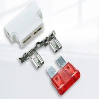 5PCS Auto Standard Middle Fuse Holder Car Boat Truck ATC ATO Blade Fuse 1A 2A 3A 4A 5A 7.5A 10A 15A 20A 25A 30A 35A 40A