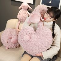 [COD] Wholesale plush toys comfortable and cute lamb doll warm pink floor mat cross-border e-commerce hot one hair