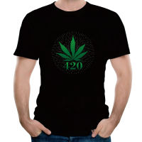 Hot KUSH 2023 เสื้อยืดลายกัญชา เสื้อคู่รัก unisex Weed 420 Its Time Cannabe Your Valentine cotton t-shirt  พร้อมส่ง