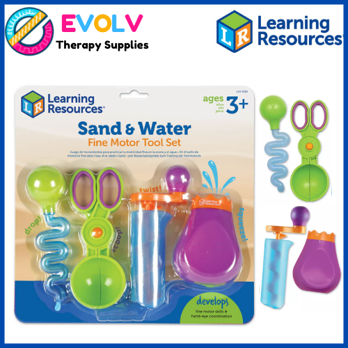 Sand and Water Fine Motor Tool Set Sensory Play (Occupational Therapy