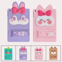 【DT】 hot  Kids Safe 3D Cartoon Rabbit Pattern Shockproof Tablet Case for ipad air 4 5 Pro11 mini  1 2 3 4 5 6 pro 9.7 10.2 9th 8th Cover