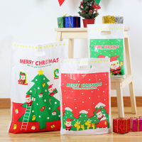 Merry Christmas plastic gift bags, plastic shopping bag 50pcslot