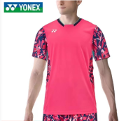 Yonex แห้งเร็วกีฬาเสื้อยืดเล่นปิงปองซึมซับเหงื่อสำหรับทั้งหญิงและชายออกกำลังกายกลางแจ้งวิ่ง2023ฤดูร้อนเสื้อยืดลายอักษรจีนใหม่