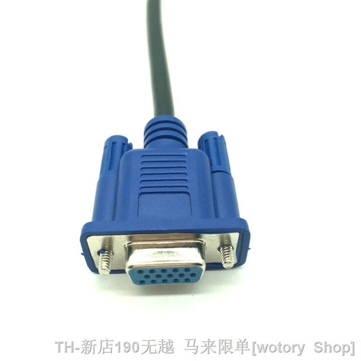 cw-30cm-50cm-cable-male-to-female-braided-shielding-computer-tv-display-signal-short-m-f-extension