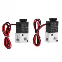 【100%-New】 cableR 3V1-06 DC 12V/24V 3ทาง2ตำแหน่ง1/8 "BSP ปกติปิด0-0.08MPa ขดลวดนิวเมติก