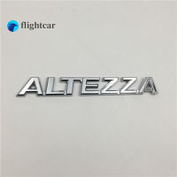 Flightcar สำหรับตราสัญลักษณ์ Altezza กระโปรงหลังรถสติกเกอร์ตัวอักษรโครเมี่ยมป้ายโลโก้