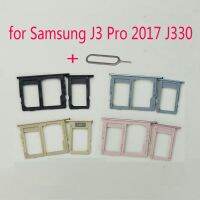 สำหรับ Samsung Galaxy J3 Pro 2017 J330 J330F J330FD J330G เดิมกรอบโทรศัพท์ใหม่ถาดใส่ซิมอะแดปเตอร์ไมโครที่ใส่ถาดการ์ด SD