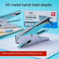 CHEN LIN 1 Set Metal Handheld Stapler Book Stapleless Large Stapler Paper Stapling Stapler Free Staple Needleless Stapler Staplers Punches