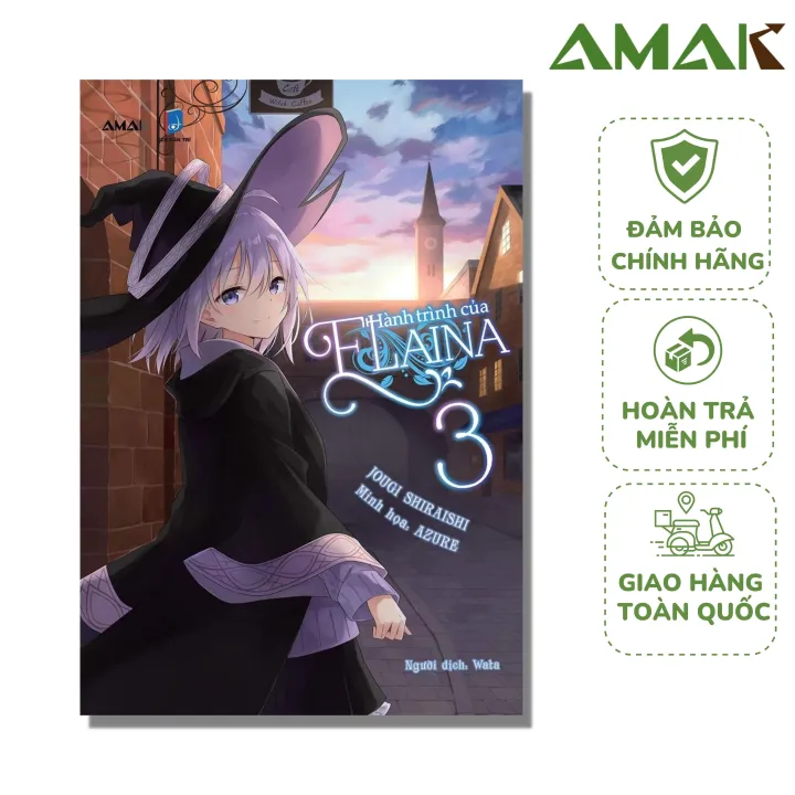Hành Trình Của Elaina – Tập 3 – Amak Books – Tặng kèm Bookmark – AMAK >>> top1shop >>> lazada.vn