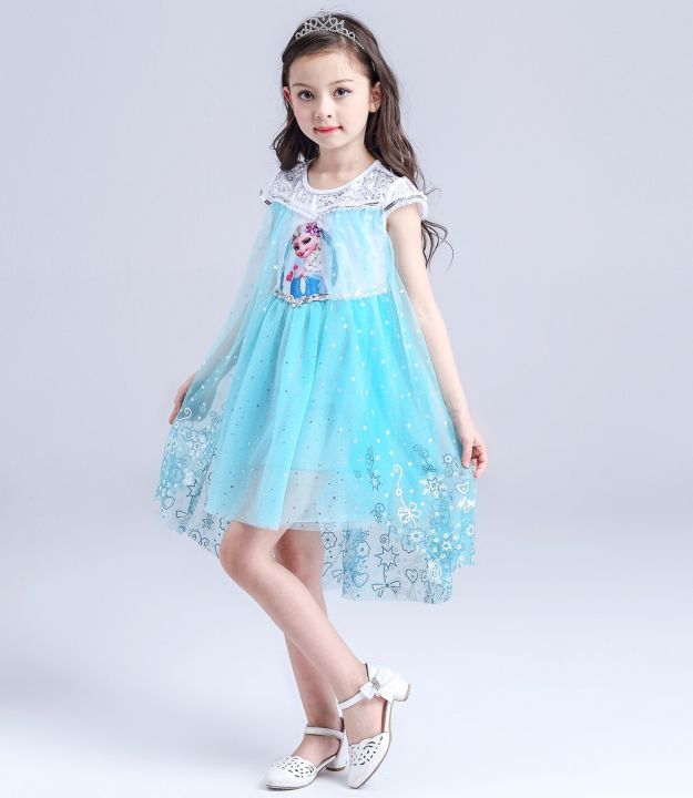 anta-shop-ชุดเดรสเด็ก-ชุดเอลซ่า-ชุดกระโปรงเด็ก-ชุดเจ้าหญิงเอลซ่า-elsa-princess-dress