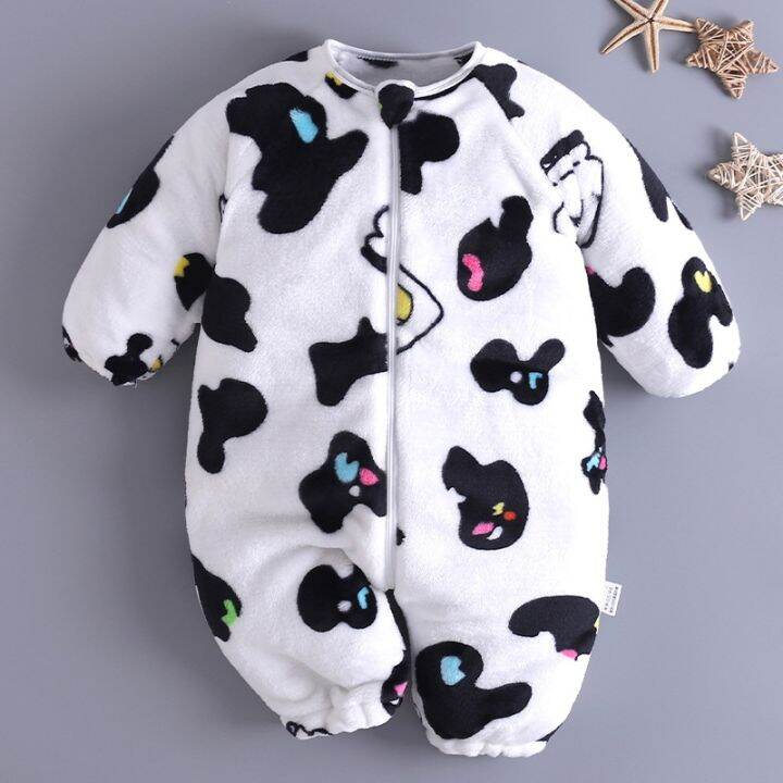 cod-baby-sleeping-bag-autumn-and-winter-children-split-legs-anti-kick-quilt-flannel-male-female-baby-one-piece-pajamas-newborn-thickened