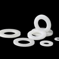 M2 M2.5 M3 M4 M5 M6 M8 M10 M12 M14 M16 M18 M20 White Nylon Flat Washers Plastic Rubber High Temperature Resistant Flat Washers